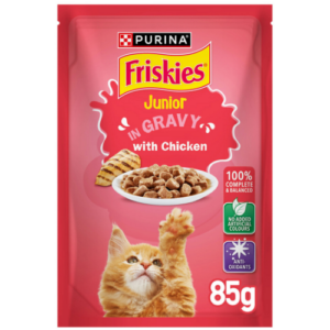 Purina Friskies Kitten Wet Cat Food - Chicken Chunks in Gravy 85g