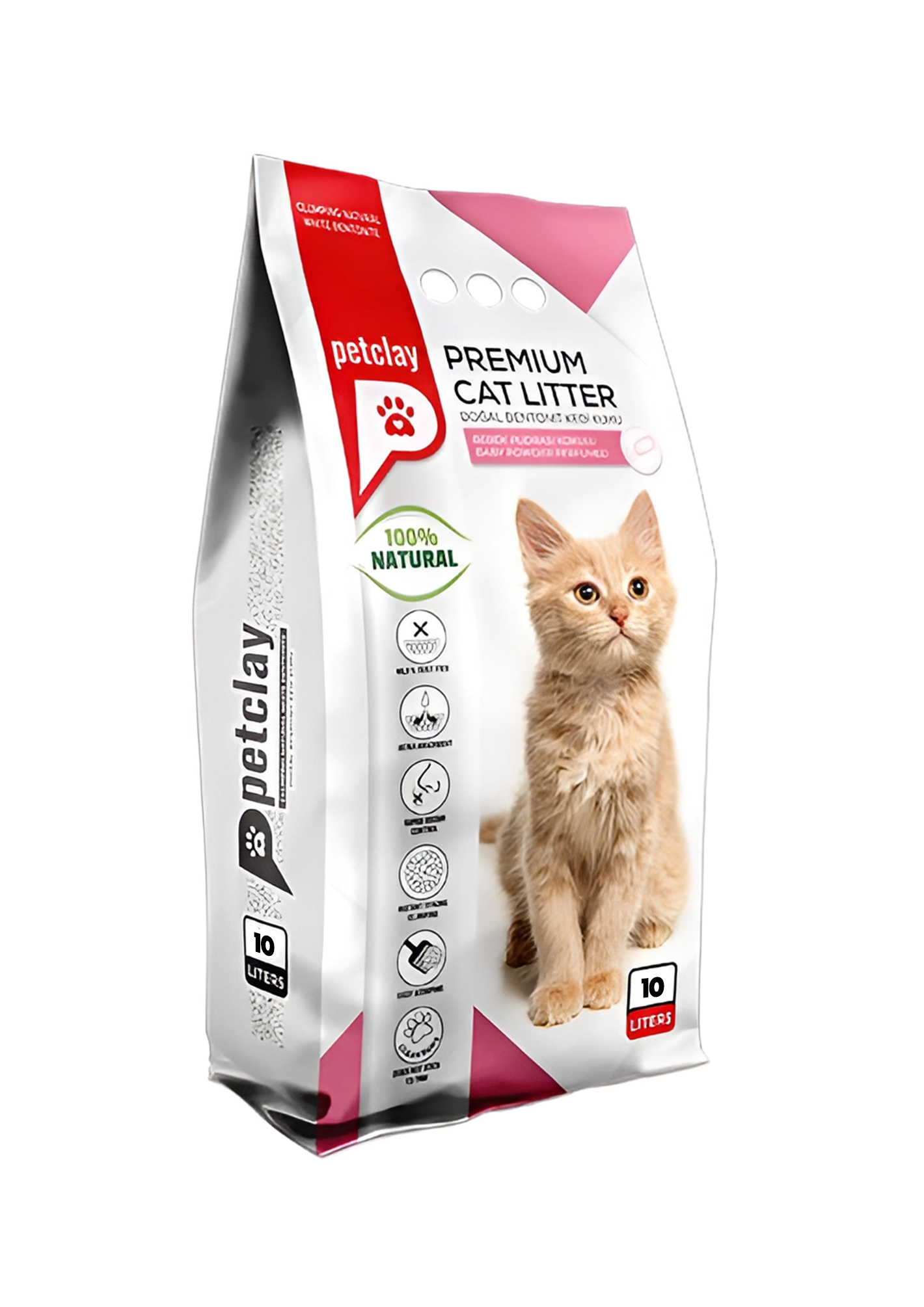 Petclay Clumping Cat Litter Baby Powder 10L
