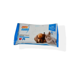 Omni Guard Anti parasitic Wipes 40 Wipes