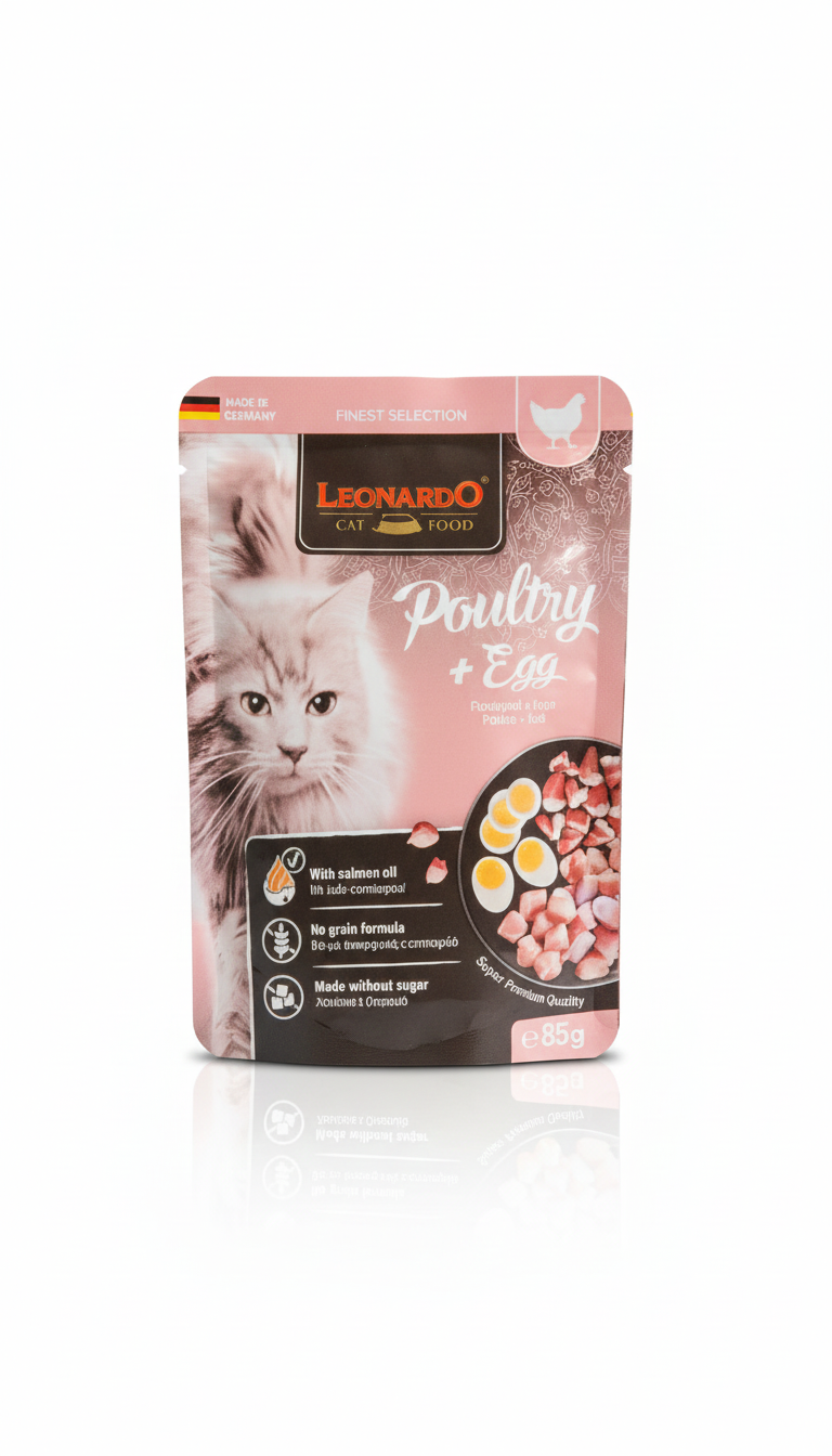 Leonardo Adult Wet Food Poultry + Egg 85g