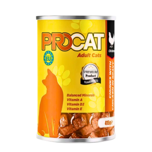 PROCAT Chicken Chunks in Gravy For Adult 415g