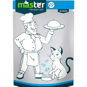 Master Wet Food With Fish for Adult Cats in sauce 80g