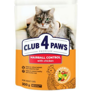 CLUB 4 PAWS PREMIUM For Adult Cats Hairball Control 300g