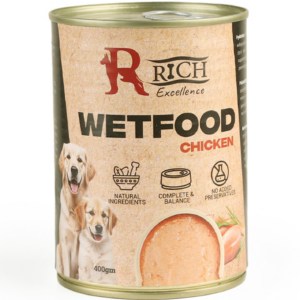 Rich Excellence Wet Dog Food with Chicken 400g