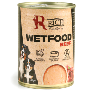 Rich Excellence Dog Wet Food Beef 400g